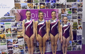 Equipe Nationale 10-13 ans : Elise, Louison, Alixe & Cypriane