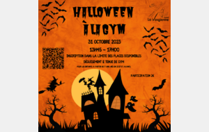 Fête d'Halloween à la Gym