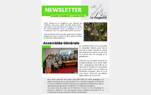 Newsletter Novembre Décembre 2025