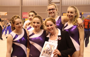 L'équipe des fédérales avec Justine 