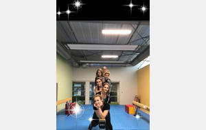 Manon, Margot, Lauriane, Emy, Mathilde et Alexia sont en formation moniteur fédéral du 27 au 30 octobre à Fameck.