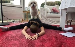 Mercredi 18 mars Elise avec son nouveau coach!!