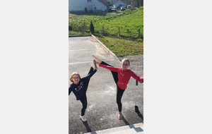 Défi relevé entre sœurs pour Zoé et Lilou!