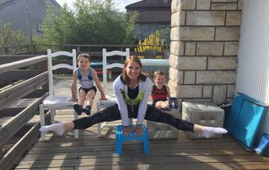 Défi relevé en Famille pour Mathis, Elouan et Justine!!