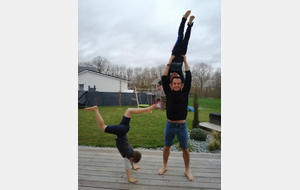 Défi relevé en famille pour Basile, Lubin et Greg