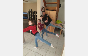 Défi relevé en famille pour Luna, Faustine, Nathan et David!!