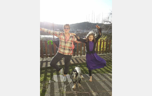 Défi relevé pour Liloé et Christelle!