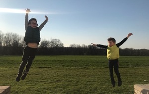 Défi relevé entre frères pour Lubin et Basile!