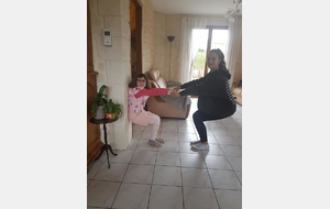 Défi relevé pour Emilie et Noémie!