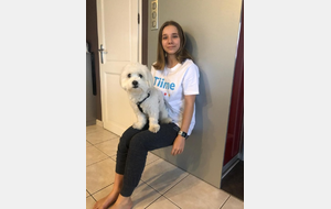 Défi relevé pour Elise et son chien!