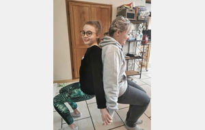 Défi relevé pour Cypriane et Adeline!