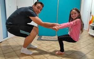 Défi relevé pour Aliénor et son papa!