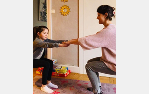 Défi relevé pour Romane et sa maman!