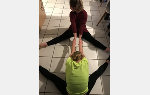 Défi relevé pour Clara aidée par Mathilde!