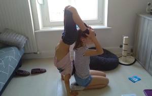 Défi relevé pour Liloé et Noélie!