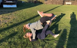 Défi relevé pour Lilou et Zoé!