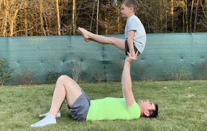 Défi relevé pour Martin et son papa!