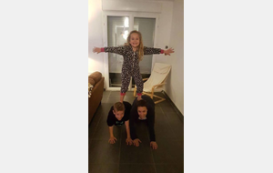 Défi relevé pour Louise, son frère et sa maman!