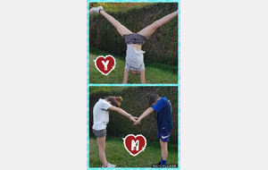 Le Y de Gladys et le M de Maxence!