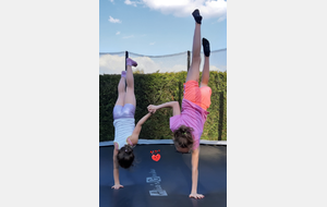 Défi relevé pour Cléophée et Carmen!