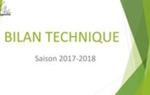 Bilan technique Saison 2017-2018
