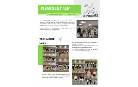 Newsletter Janvier Février 2026